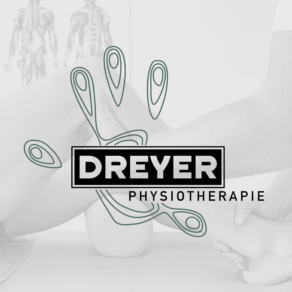Logo-Design für DREYER Physiotherapie, Praxis in Ingolstadt Ringsee